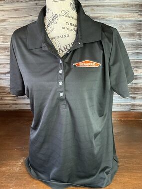 ★ Callaway Servpro Polo Shirt XL Black Golf Performance NWT
